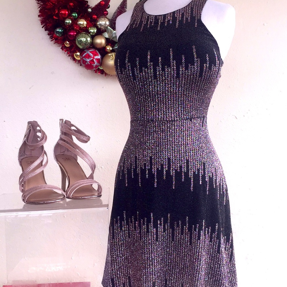 Shimmering Skater Dress 💜